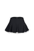 Florette Flare Mini Skirt With Lace Trim